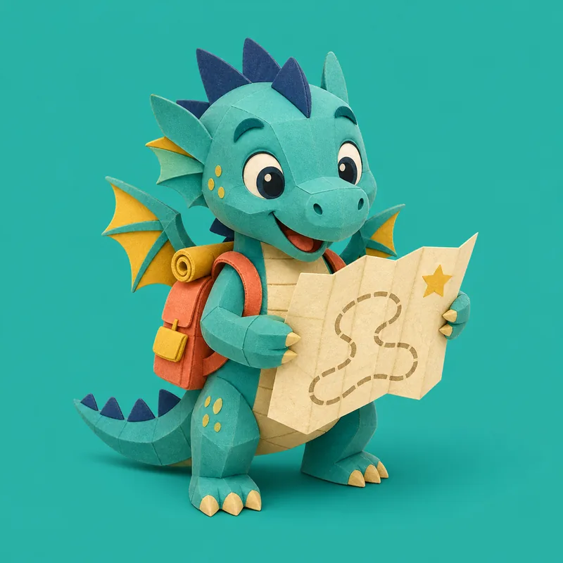 Explorers dragon character